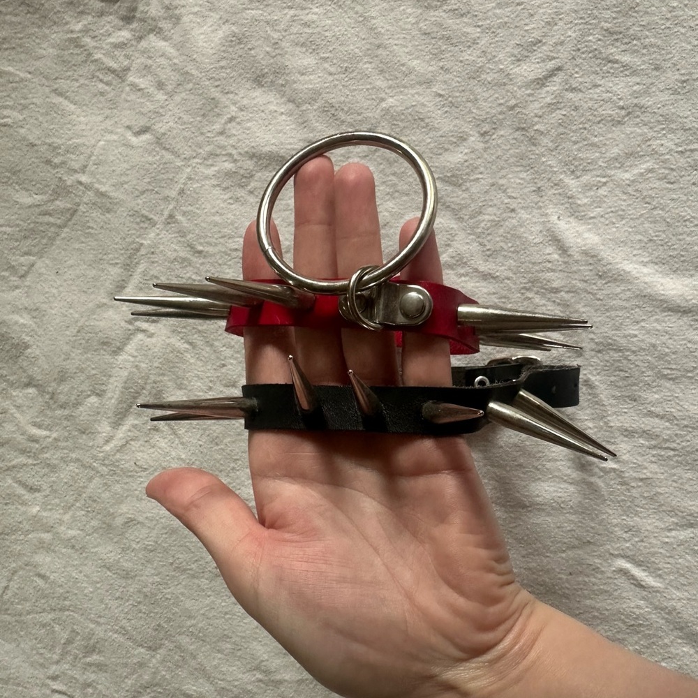 Spiked Chokers/Collar bundle - Picture 2 of 4